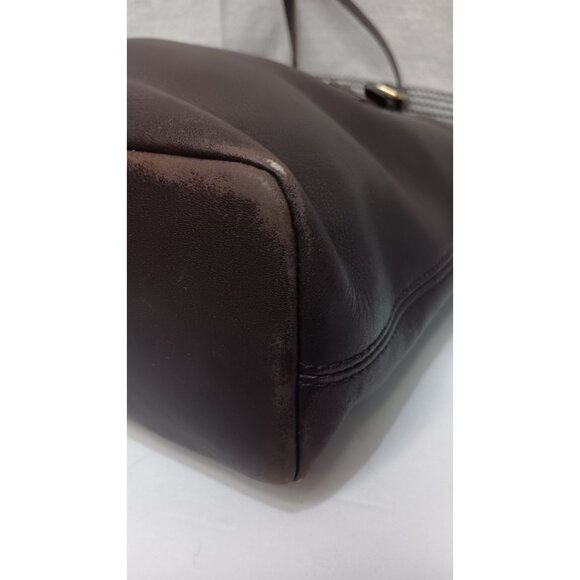 Coach Brown Leather Legacy 9803 Vintage Classic United States Bucket Handbag - Picture 7 of 11